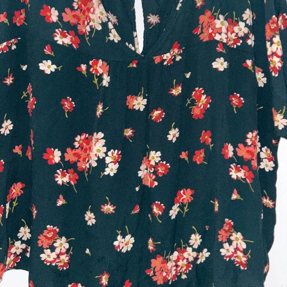 Madewell Rhyme Top in Spruce Blooms - Picture 4 of 8